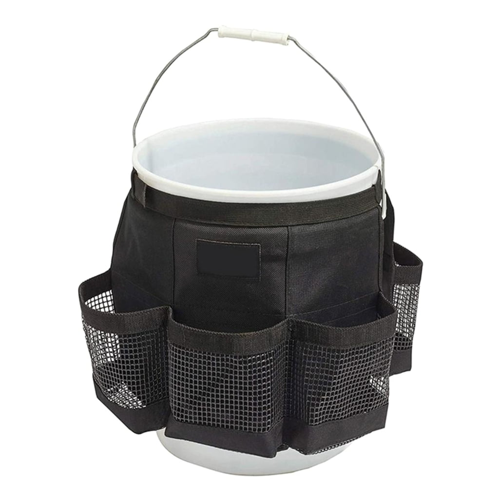 Garden Tools Storage Bag Bucket Organizer with Pockets for 3.5 to 5 Gallon Buckets