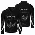 thumbnail image 4 of Nueva chaqueta de béisbol deportiva para exteriores para hombre, ropa de abrigo de moda informal con estampado de arte abstracto en 3D, chaqueta de vuelo para hombre, 4 of 4