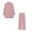 Pink, variant on UAMVSH Cotton Linen 2 Piece Outfits for Women Casual Button down Long Sleeve Shirts Pantsuits Sets Soft Beach Vacation Loungewear(X-LargePink)