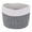 White Black L, variant on Unique Bargains Woven Storage Basket Bin with Handle for Clothes Home Decor White Black M