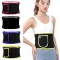 thumbnail image 3 of Waist Trainer Trimmer Sauna Sweat Belt Belly Corsets Sport Burner Slimming Loss Workout Shaper Body Weight belt loss waist loss trimmer weight For band For sweat belt workout sweat trainer ban, 3 of 7