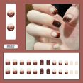 thumbnail image 1 of Uñas postizas a presión, uñas postizas europeas, uñas postizas a presión, con sellado UV, uñas brillantes, cobertura total, uñas postizas artificiales, uñas para mujeres, 1 of 5