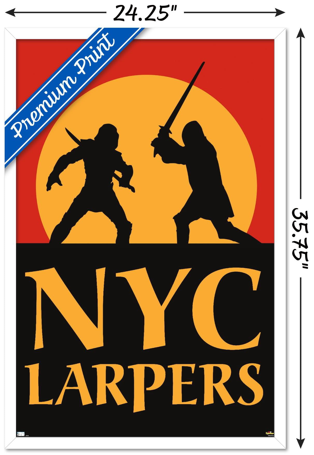 Marvel Hawkeye - NYC LARPers Wall Poster, 22.375" x 34" Framed