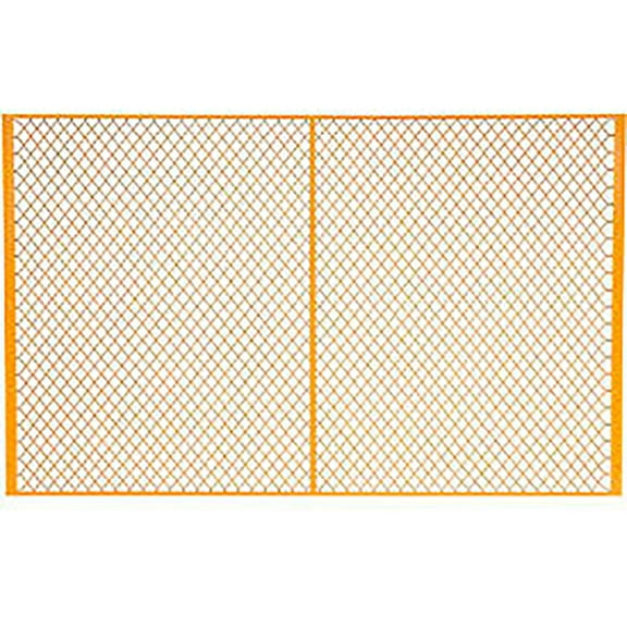 Global Industrial Machinery Wire Fence Partition Panel, 8'W, Yellow