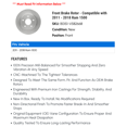 thumbnail image 2 of Front Brake Rotor - Compatible with 2011 - 2018 Ram 1500 2012 2013 2014 2015 2016 2017, 2 of 2