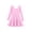 Long-lasting ZA Pink, variant on Girls Gymnastics Leotards Long Sleeve Solid Backless Ballerina Dance Leotard Lace Up Skirt 2 Piece Set Light Blue 6-7Years