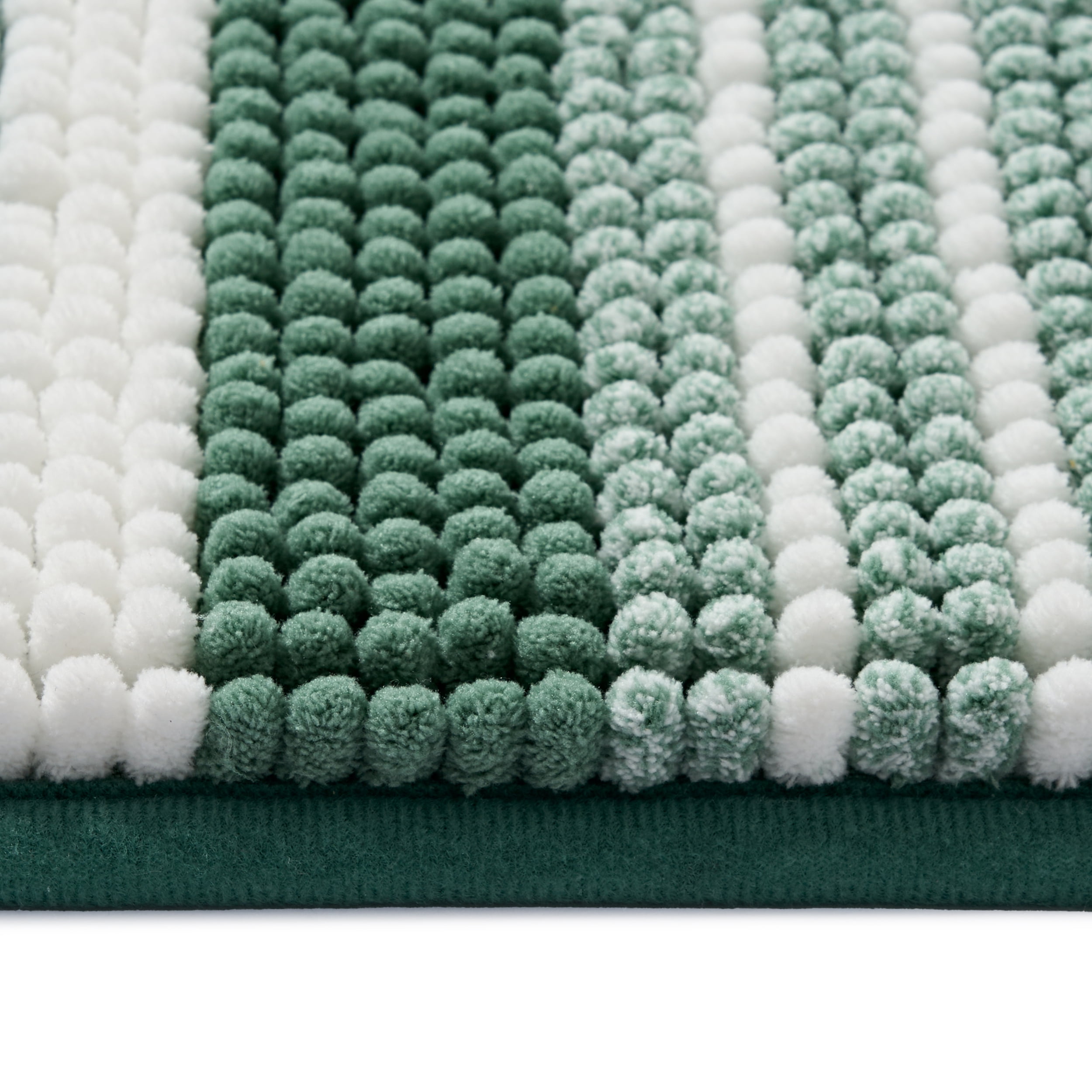 Mainstays Performance Foam Noodle Bath Rugs, 20"x32" Green