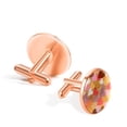 thumbnail image 3 of Valentine's Day Men's Stainless Steel Cufflinks for Formal Attire, Made of Durable Stainless Steel, for Business Meetings or Special Occasions, 3 of 6
