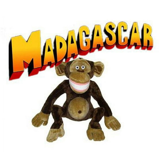 7" Madagascar Monkey Plush Celebrity Bean Bag Doll