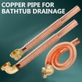 thumbnail image 2 of Bathtub Drain Drains Hose Kit Replacement Sewer Copper, 2 of 6