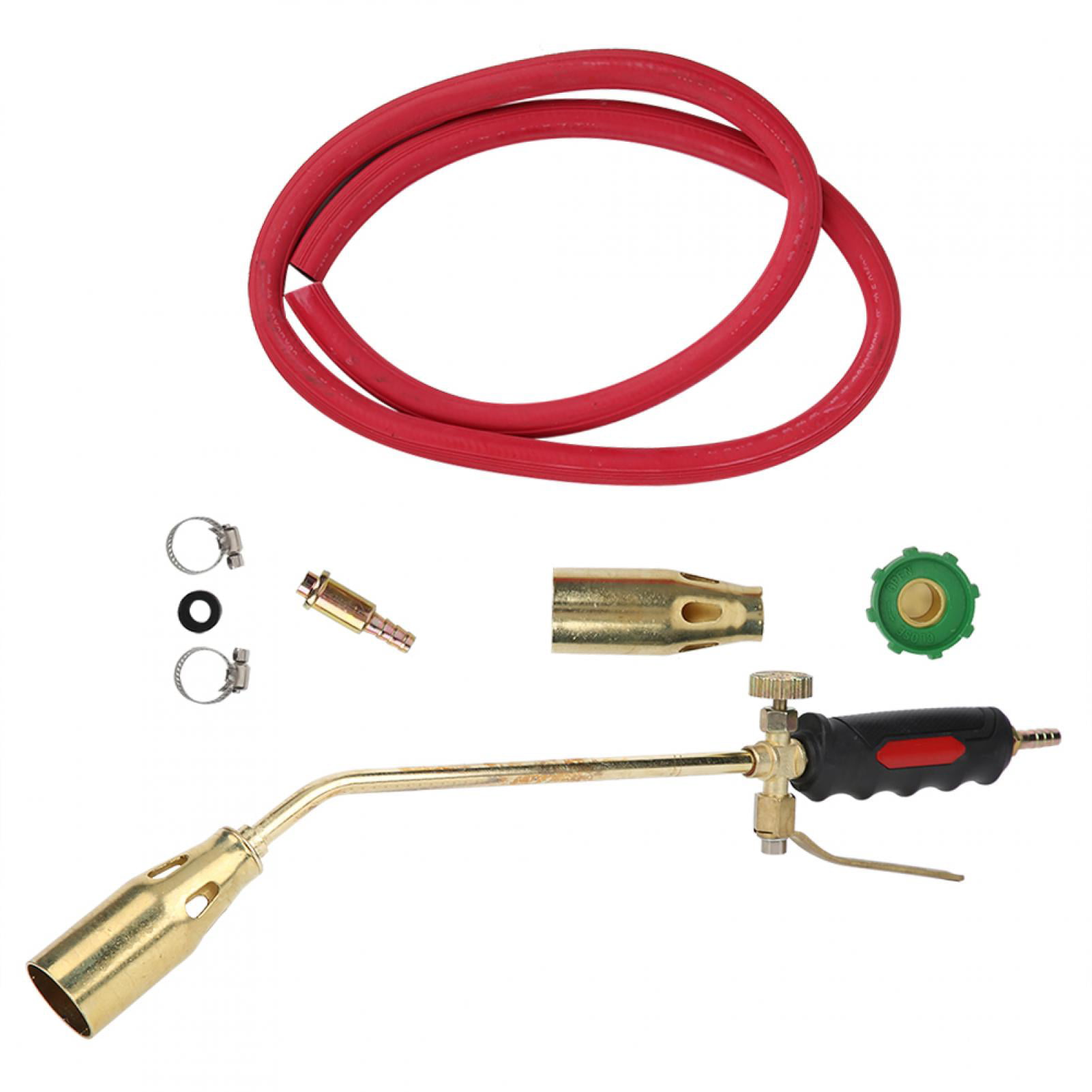 Propane Burner Torch Ignition Tool Iron Brass Plating Ice Melter Natural Gas Liquefied Gas for Methane Butane Good Seal Interface Propane Torch 