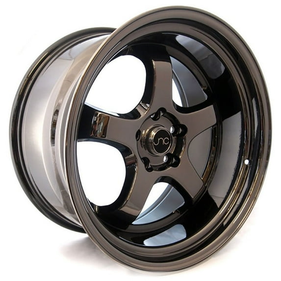 For 17x9 inch (1 Single Wheel Only) JNC Wheels - 17" JNC017 Full Black Chrome Rim - 5x100/5x114.3 JNC Wheels-576354484249