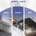 thumbnail image 6 of Clear Caulk Tape  Self Adhesive, Peel and Stick Transparent Caulking Strip for Bathtub Kitchen Sink and Shower , Flexible PVC Seal Tape for Bathroom and Toilet (3 Rolls), 6 of 6