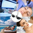 thumbnail image 5 of 3 Pcs Lunettes de solarium, Lunettes de Sécurité pour les Yeux UV, protection des Yeux pour studio de Bronzage, Lunettes de Sécurité de solarium Infrarouge Fiables pour Thérapie laser, Épilation IPL, 5 of 5