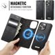 thumbnail image 3 of Compatible con Funda Billetera Desmontable para iPhone 16 Pro Compatible con Magsafe, Soporte para Tarjetero con Bloqueo RFID y Tapa de Cuero PU 2 en 1 Funda Magnética a prueba de Golpes, 3 of 9
