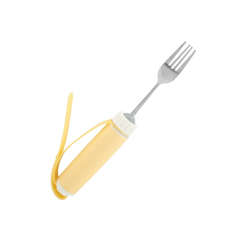 Adaptive Eating Utensils by Celley for Parkinson's, Arthritis, MS, Elderly,  Hand Tremors, Handicapped