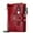 Red, variant on Men Genuine Leather RFID Anti-scanning Anti-Theft Zipper Wallet with Chain - Coffee