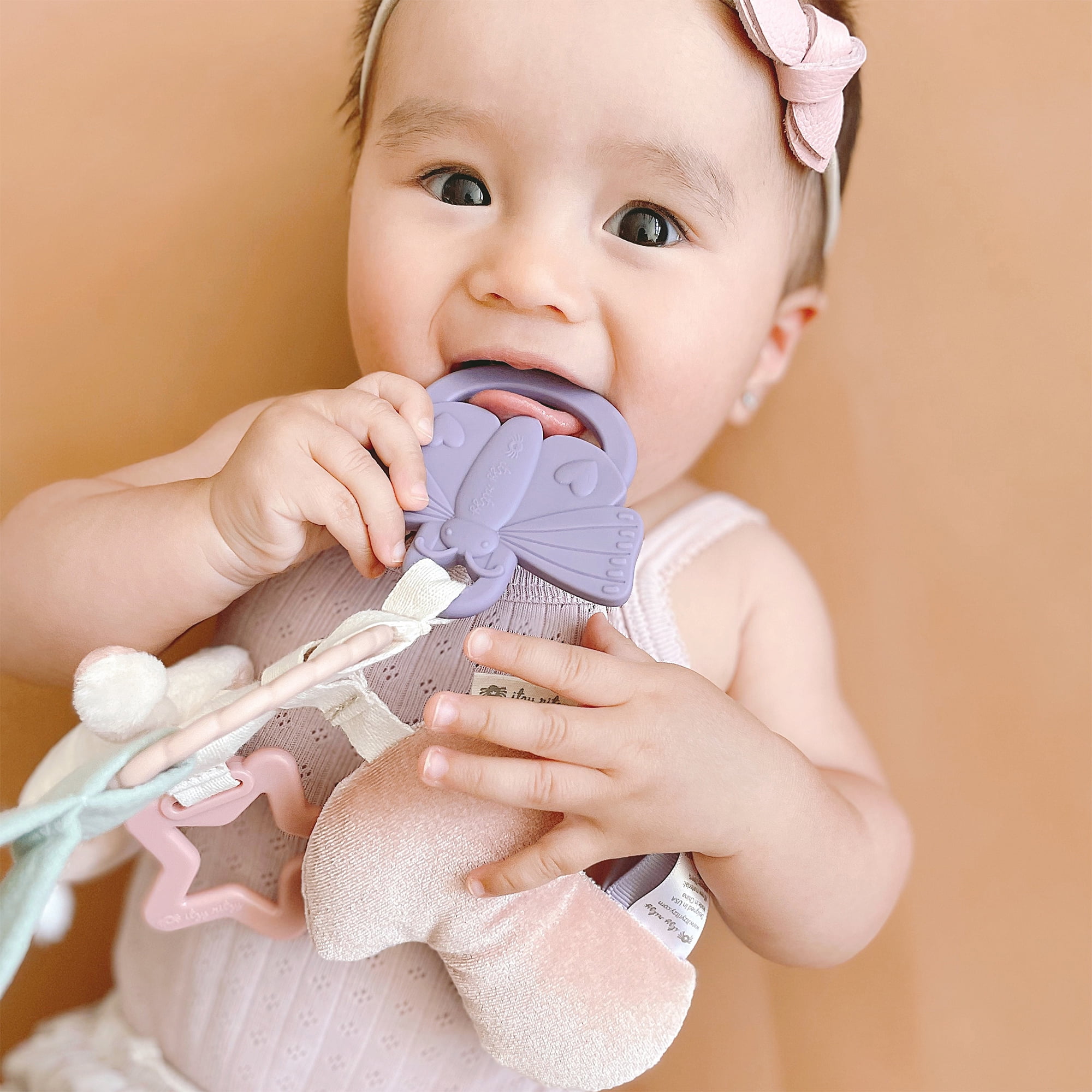 Itzy Ritzy Bitzy Busy Ring™ Bunny Teething Activity Toy