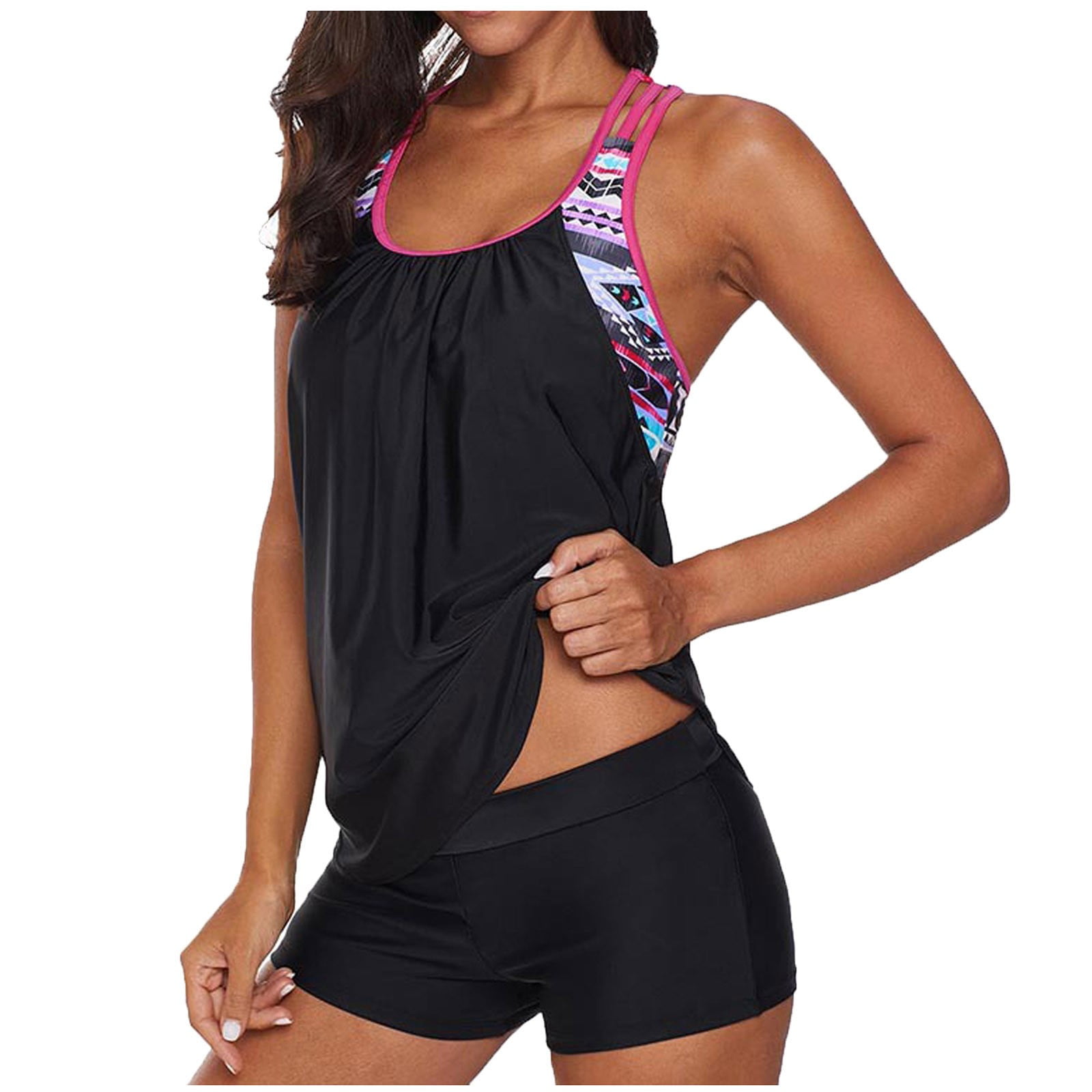 patchwork tankini