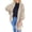 Khaki, variant on Kureaily Women's Autumn And Winter Solid Color Knitted Fringed Cape Cardigan Coat Button Down Cardigan