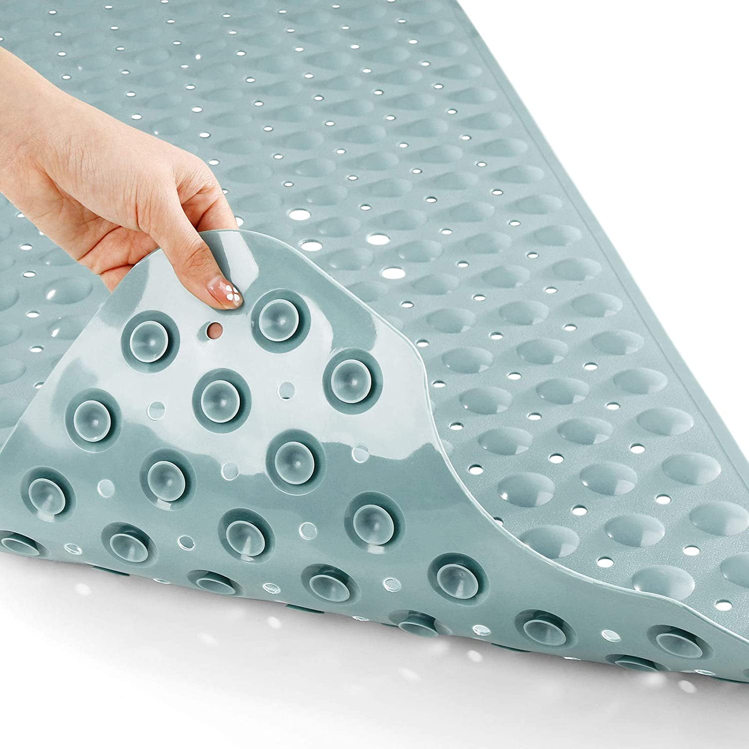 Extra Long Bath Tub Shower Floor Mat, Non Slip Oversized Bathtub Mats