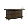 thumbnail image 3 of Pemberly Row Cherry Finish 80" Transitional Wood Gorgeous Bar Unit, 3 of 11