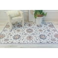 thumbnail image 4 of Rug Branch Vintage Distressed Cream Gold Indoor Area Rug, 4 of 9