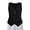 Black, variant on Womens V-Neck Plain Blazer Vest Summer Linen Sleeveless Fitted Waistcoat Work Casual Cotton Tops Blouse Vest by Awwp White Xl