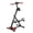 Black + Red, variant on Costway Adjustable LCD Pedal Exercise Bike with Massage Total Body Fitness Rehab Equipment