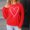 *C-Red, variant on ClodeEU Womens Fall Cute Heart Print Sweater ,Long Sleeve Crewneck Casual Knitted Sweaters Clothes E-Black,Womens Plus L