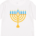 thumbnail image 4 of Inktastic Hanukkah Chanukah Menorah Boys or Girls Long Sleeve Toddler T-Shirt, 4 of 5