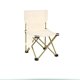 thumbnail image 1 of Silla plegable para acampar, tubo de hierro, tela Oxford, taburete portátil para exteriores, para ocio, picnic en la playa, color beige, 36x36x57cm/14,17x14,17x22,44in, 1 of 5
