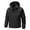 #0130-Black, variant on Ceisia Men Windproof Water Resistant Hooded Windbreaker Jacket Outdoor Hiking Travel Daily Full Zip Drawstring Pocket Casual Outer Coat Gift