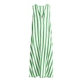 thumbnail image 7 of XuJwPNcy Summer Dresses for Women Breathable V Neck Maxi Dresses Sleeveless Striped Dress Thin Breathable Vacation Clothes, 7 of 7