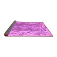 thumbnail image 2 of Ahgly Company Indoor Round Southwestern Purple Country Area Rugs, 5' Round, 2 of 4
