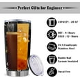 thumbnail image 5 of Engineer Gifts, Gifts for Engineers Tumbler 20Oz, Mechanical Engineering Gifts, Engineer Gifts for Men, Civil Engineer Gifts, Engineering Student Graduation gift, 5 of 6