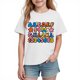 thumbnail image 1 of Tops de Manga Corta Linda con Impresión Gráfica para Niños Niños Y Niñas, Tela Suave Transpirable para la Temporada Escolar Y el Juego Informal, 1 of 9
