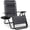 Gray, variant on Best Choice Products Padded Zero Gravity Chair with Side Tray & Adjustable Headrest - Sand