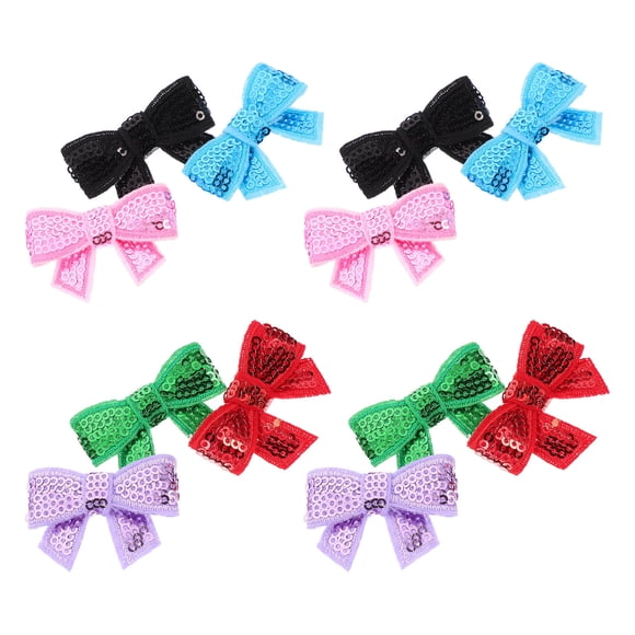 IDEANATEGRATE 12Ud DIY Bowtie Para Ropa Y Accesorios En Colores Surtidos Y Material Firme
