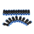 thumbnail image 2 of Tubería De Tubo De Manguera De Agua Y Aire Con Conector A Presión, Conector Neumático De 20 Piezas, Sistema De Presión Simple, No Requiere Sello 16mm Macarena Conector Neumático Recto, 2 of 8
