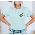 thumbnail image 4 of DAISY SMILEY HAPPY FACE Graphic Short sleeve T-Shirt, 4 of 10