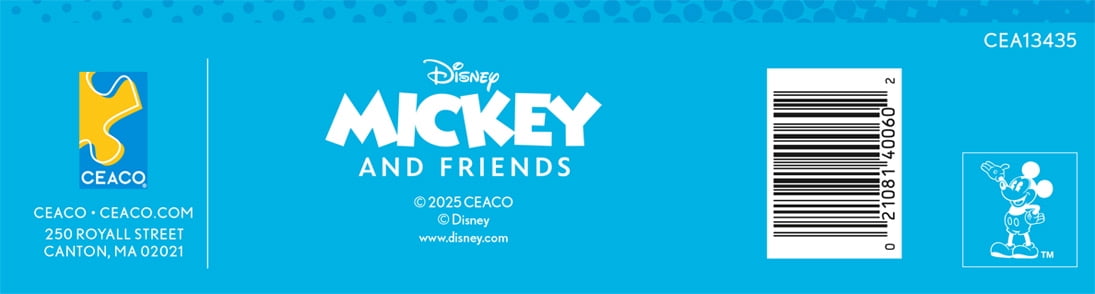 Ceaco Disney Mickey's Bold Expressions 1000-Piece Interlocking Jigsaw Puzzle for Adults Ages 14-99 Years
