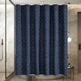 thumbnail image 2 of Vggrvlo Bath Savings Bathroom Shower Curtain with 12 Hooks Premium PEVA Waterproof Fabric Shower Curtain for Hotel 72"x72" Black, 2 of 6