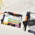 thumbnail image 2 of FORMRS 2 Pack Pencil Pouch for 3 Ring Binder with Clear Window Zipper Case, Yellow Halloween Ghosts, 2 of 6