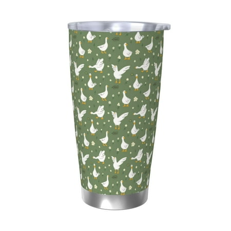 

Junzan Cute goose for 20oz Stainless Steel Insulated Car Cup with Spillproof Lid - Insulated Coffee Mug Thermal Cup-Without Straw