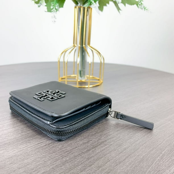 【国内発】トリーバーチ BRITTEN MATTE BI FOLD WALLET 149653 Tory Burch 149653 BRITTEN Matte Black PU BiFold Bi Fold