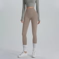 thumbnail image 4 of Women's Athletic High Waisted Leggings - Tummy Control Stretchy Workout Yoga Pants Full Length Running Gym Tights, 4 of 5
