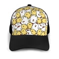 thumbnail image 3 of Naloa Cartoon Chicken Adult adjustable Print Baseball Hat, Patchwork curved brim baseball capfor Men and Women, One Size, 3 of 5
