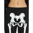 thumbnail image 5 of Liacowi Women Elastic Cargo Sweatpants Skeleton Print Joggers Pants Casual Trousers with Pockets for Streetwear, 5 of 6