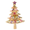 thumbnail image 1 of Christmas Brooch Fashion Rhinestone Xmas Tree Retro Brooch Pin Holiday Brooch, 1 of 6